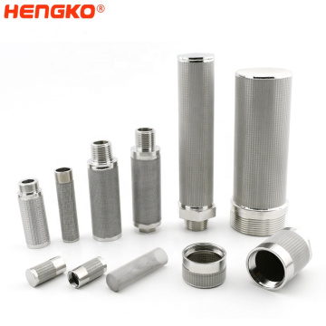 Filtro de micrón de acero inoxidable de hengko malla de malla perforada 304 cilindros Filtro de colador de malla para incluir productos químicos